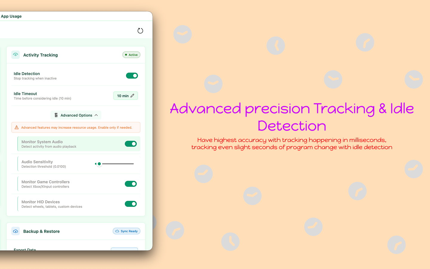 Advanced precision tracking